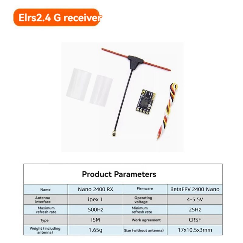 Drone Antenna - جهاز استقبال ABXE-5X ELRS بتردد 2.4