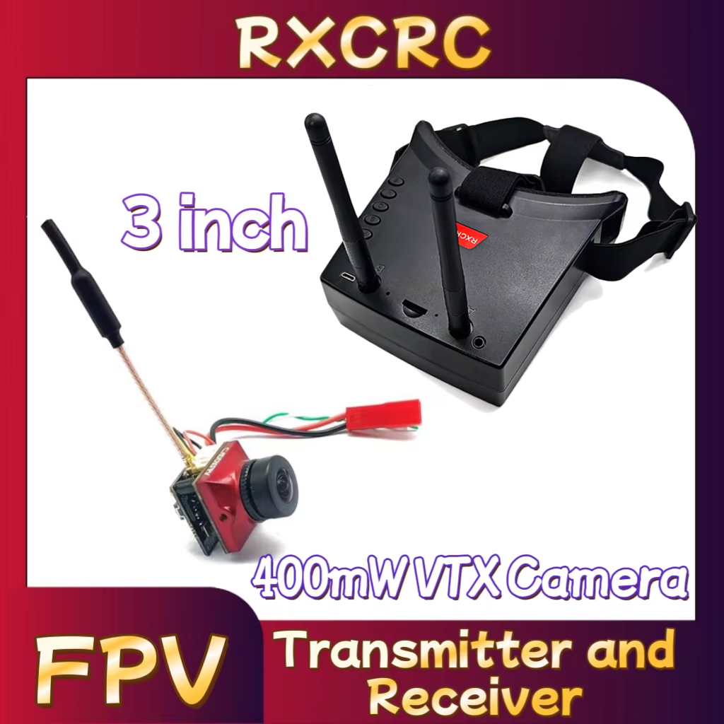 Fpv Goggles - كاميرا RXCRC 5.8G وحدة إرسال 400