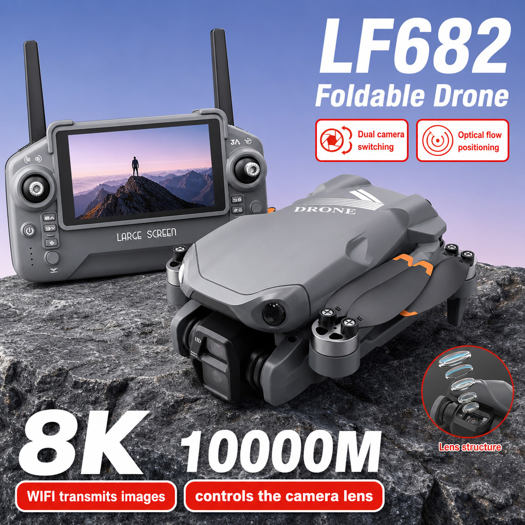 Dji Mini Drone - طائرة بدون طيار LF682 للتصوير الجوي
