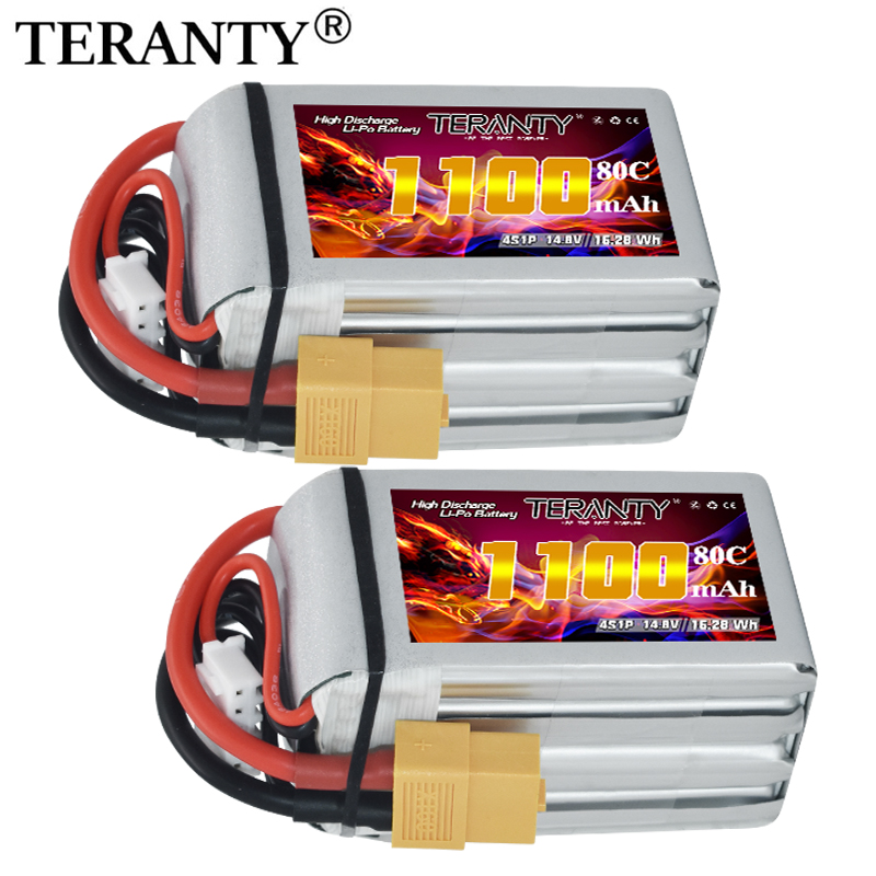 Lipo Battery 4S - بطارية ليثيوم بوليمر TERANTY 4S 1100mAh