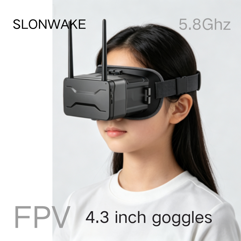 Fpv Goggles - نظارات FPV بتردد 5.8 جيجاهرتز، شاشة