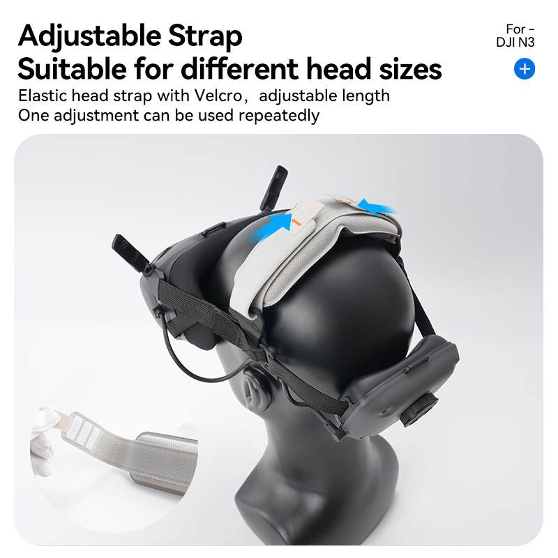 حزام رأس مساعد من RCSTQ لنظارا - مراجعة Dji Goggles وسعره