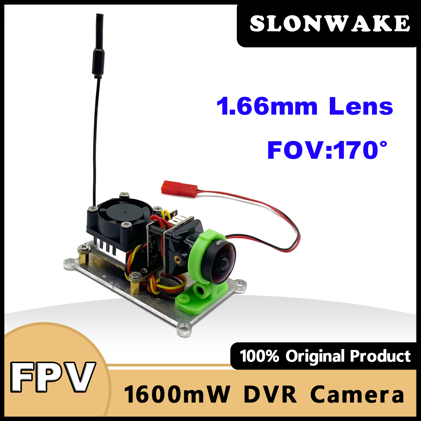 SLONWAKE 5.8G 48CH 200/500/100 - مراجعة Fpv Camera وسعره