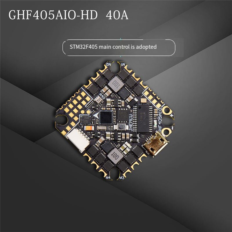 ABTI-GHF405AIO-HD 40A وحدة تحك - مراجعة F405 Flight Controller وسعره