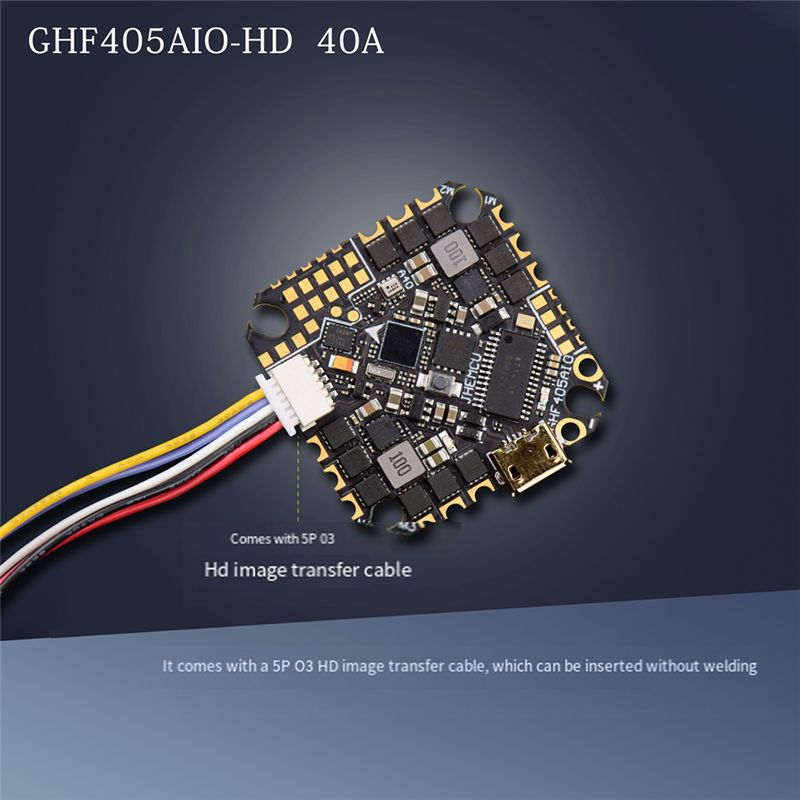 ABTI-GHF405AIO-HD 40A وحدة تحك - مراجعة F405 Flight Controller وسعره