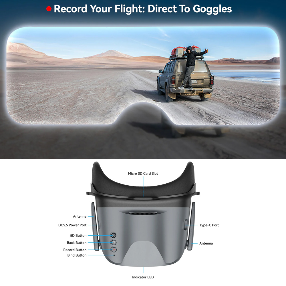 نظارات BETAFPV VR04 FPV الاحتر - مراجعة Fpv Goggles وسعره