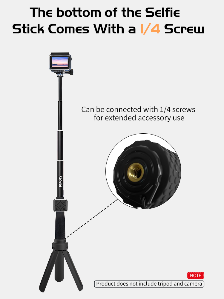 عصا سيلفي قابلة للتحكم عن بعد  - مراجعة Runcam Camera وسعره