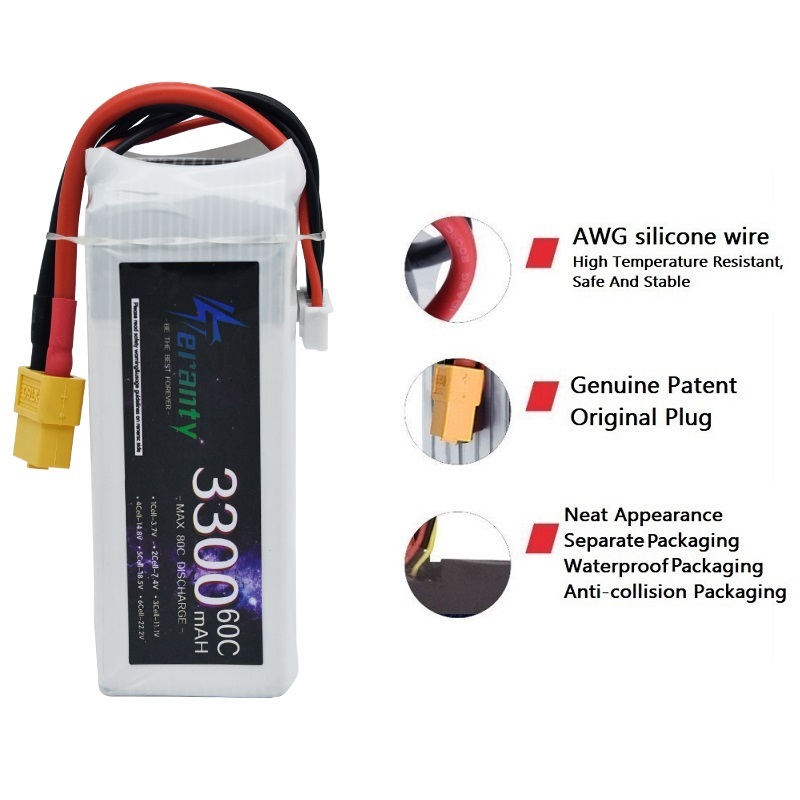 بطارية ليبو لطائرة سباق بدون ط - مراجعة Lipo Battery 4S وسعره
