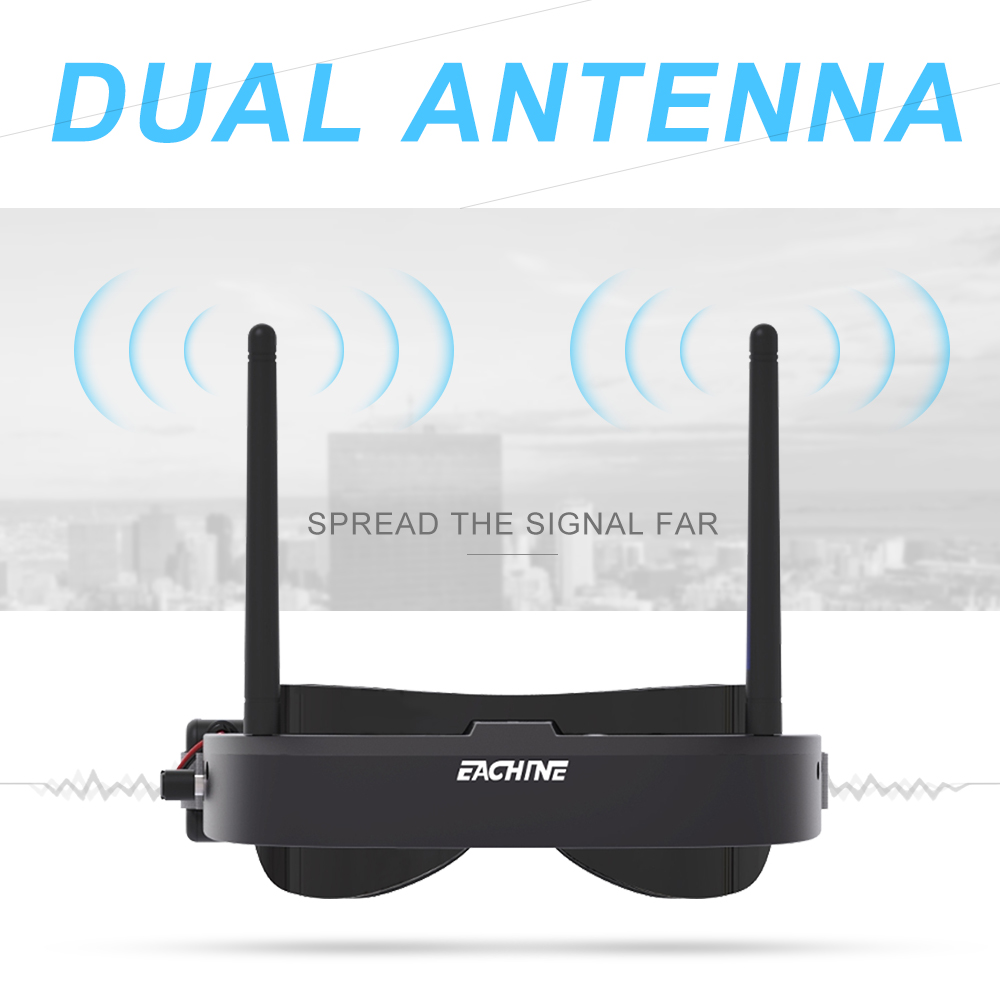 Eachine EV100 720*540 5.8G 72C - مراجعة Fpv Goggles وسعره