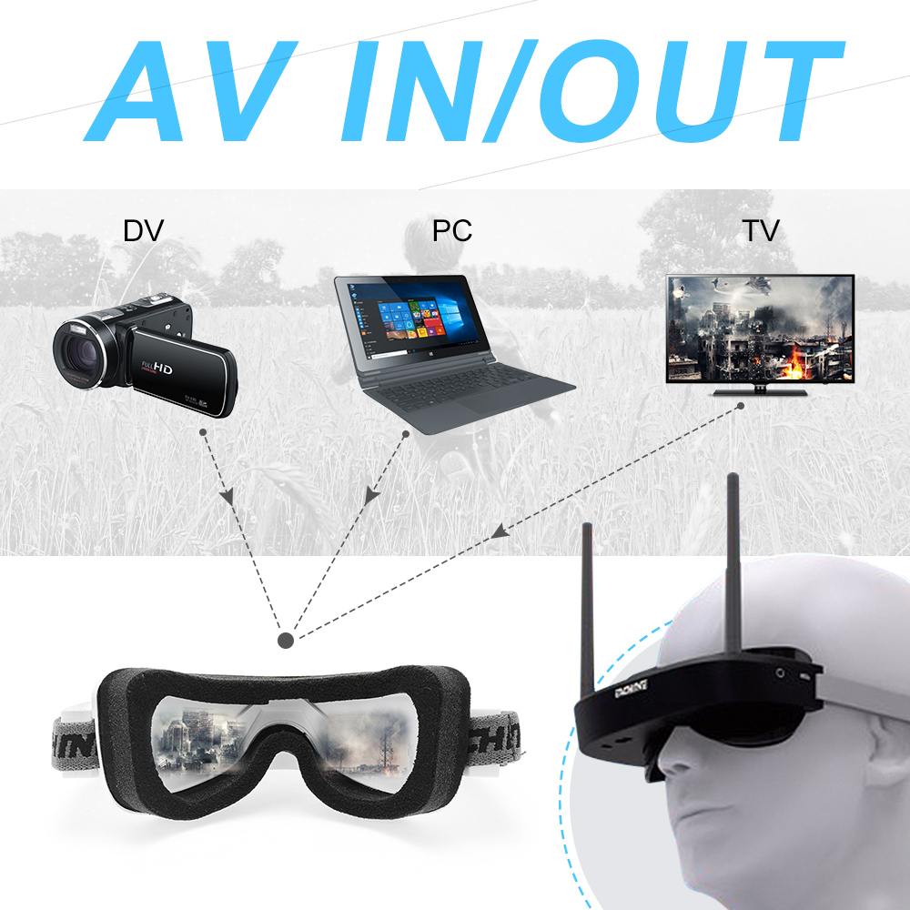 Eachine EV100 720*540 5.8G 72C - مراجعة Fpv Goggles وسعره