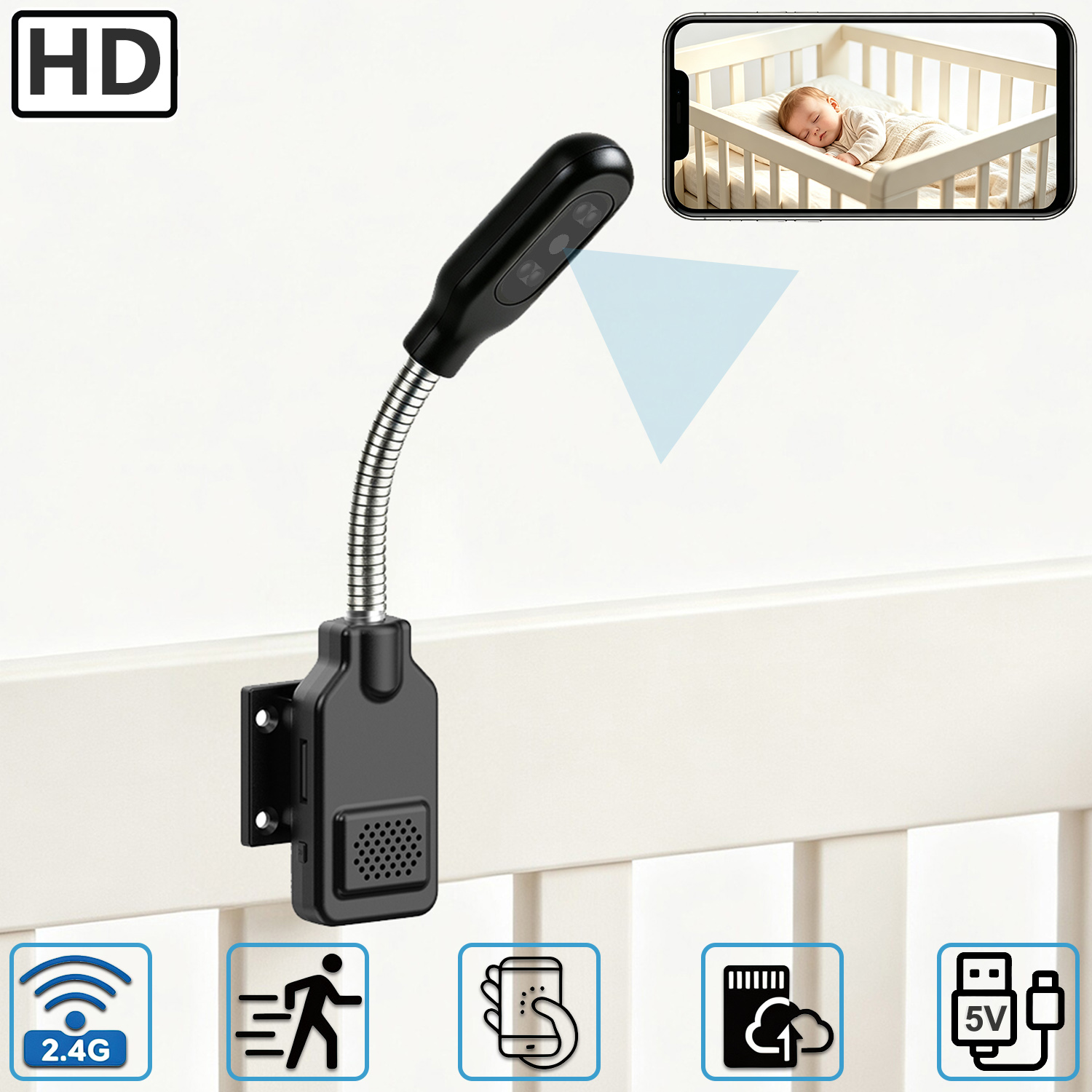 كاميرا مراقبة مرنة للأطفال وال - مراجعة Hd Zero Camera وسعره