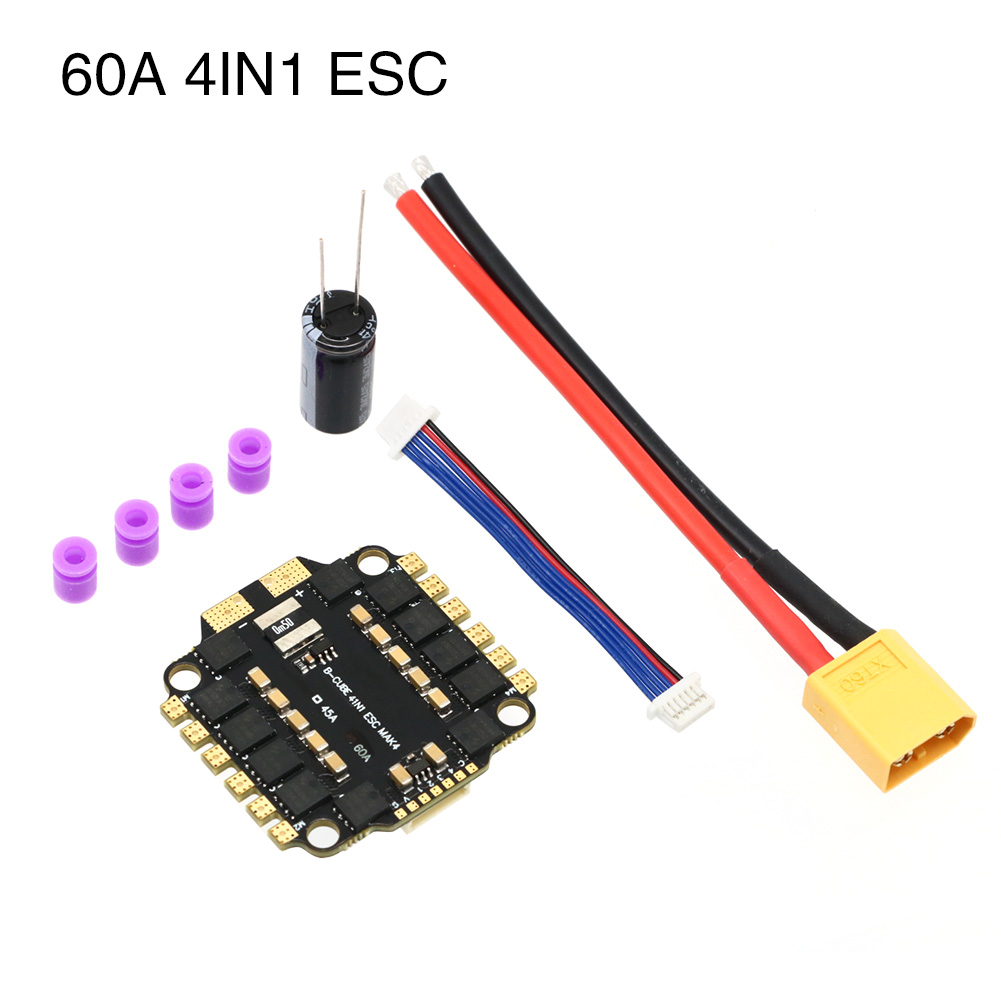 UAngel 4IN1 45A 60A ESC BLHELI - مراجعة 4 In 1 Esc وسعره