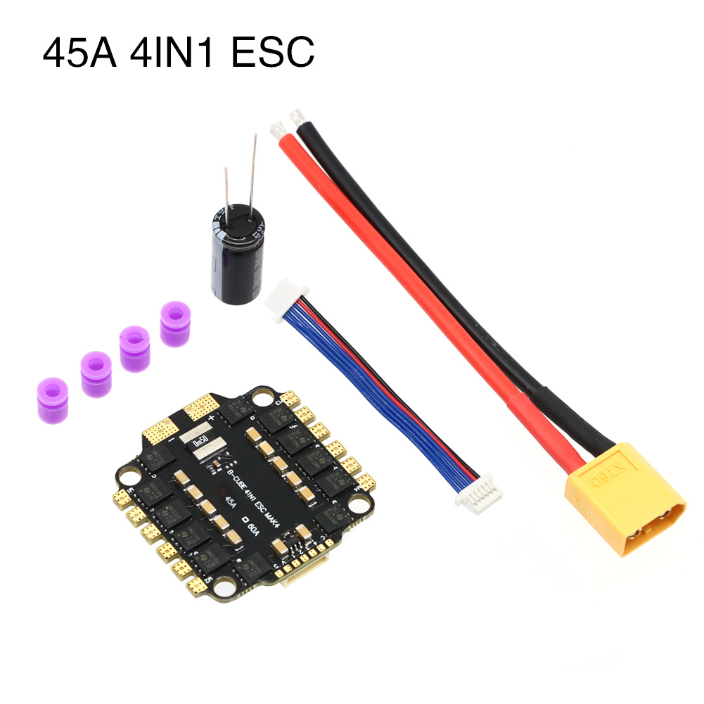 UAngel 4IN1 45A 60A ESC BLHELI - مراجعة 4 In 1 Esc وسعره