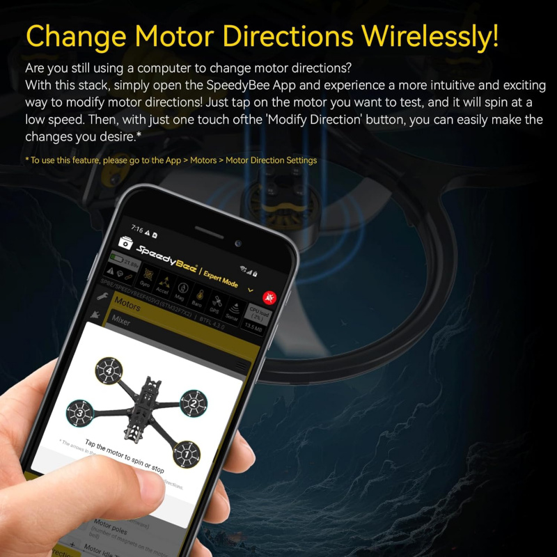 F405 Mini Stack BLS 35A 4in1 E - مراجعة F405 Flight Controller وسعره