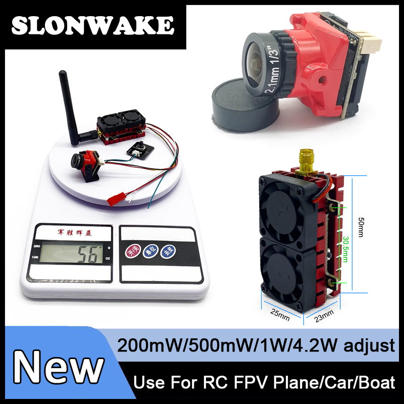 جهاز إرسال SLONWAKE 5.8G 48CH  - مراجعة Fpv Goggles وسعره
