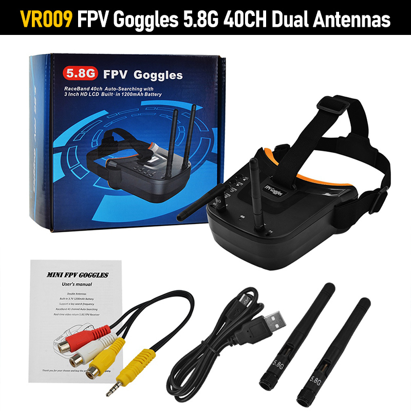 نظارات الواقع الافتراضي VR009  - مراجعة Fpv Goggles وسعره