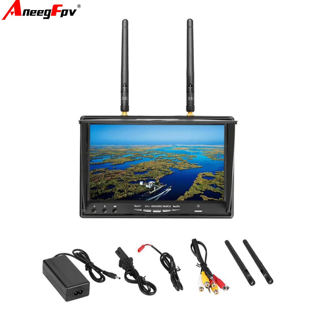 شاشة LCD5802D LCD5802S 7 بوصة  - مراجعة Fpv Goggles وسعره