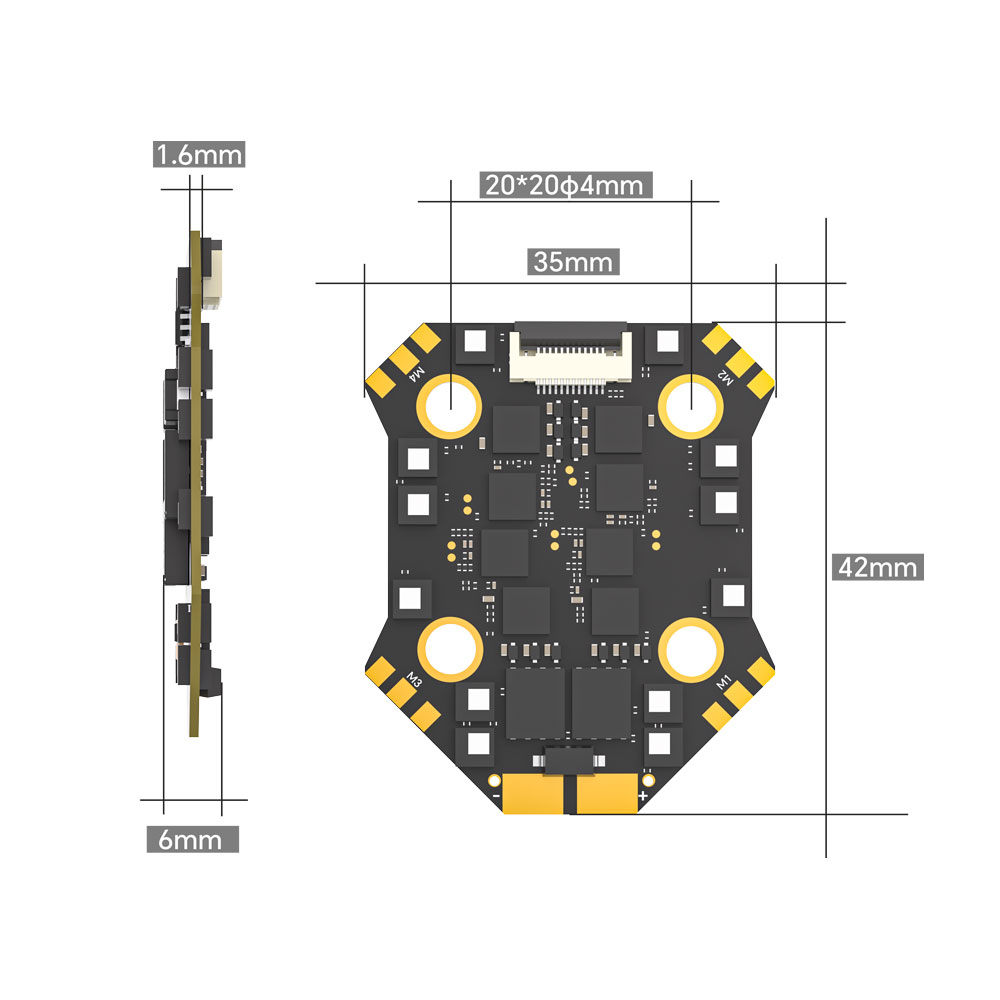 وحدة تحكم طيران iFlight Borg F - مراجعة Mini Drone وسعره