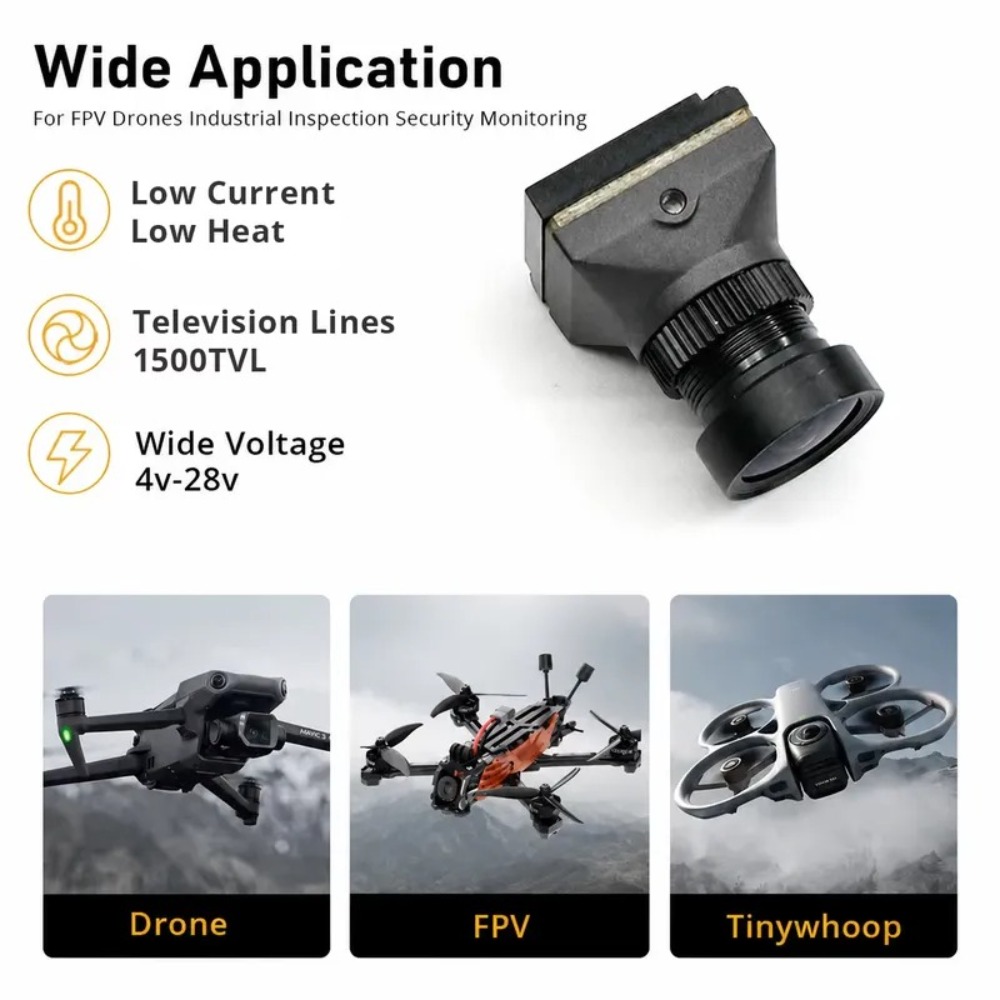 كاميرا FPV بدقة 1500TVL NTSC/P - مراجعة Fpv Camera وسعره